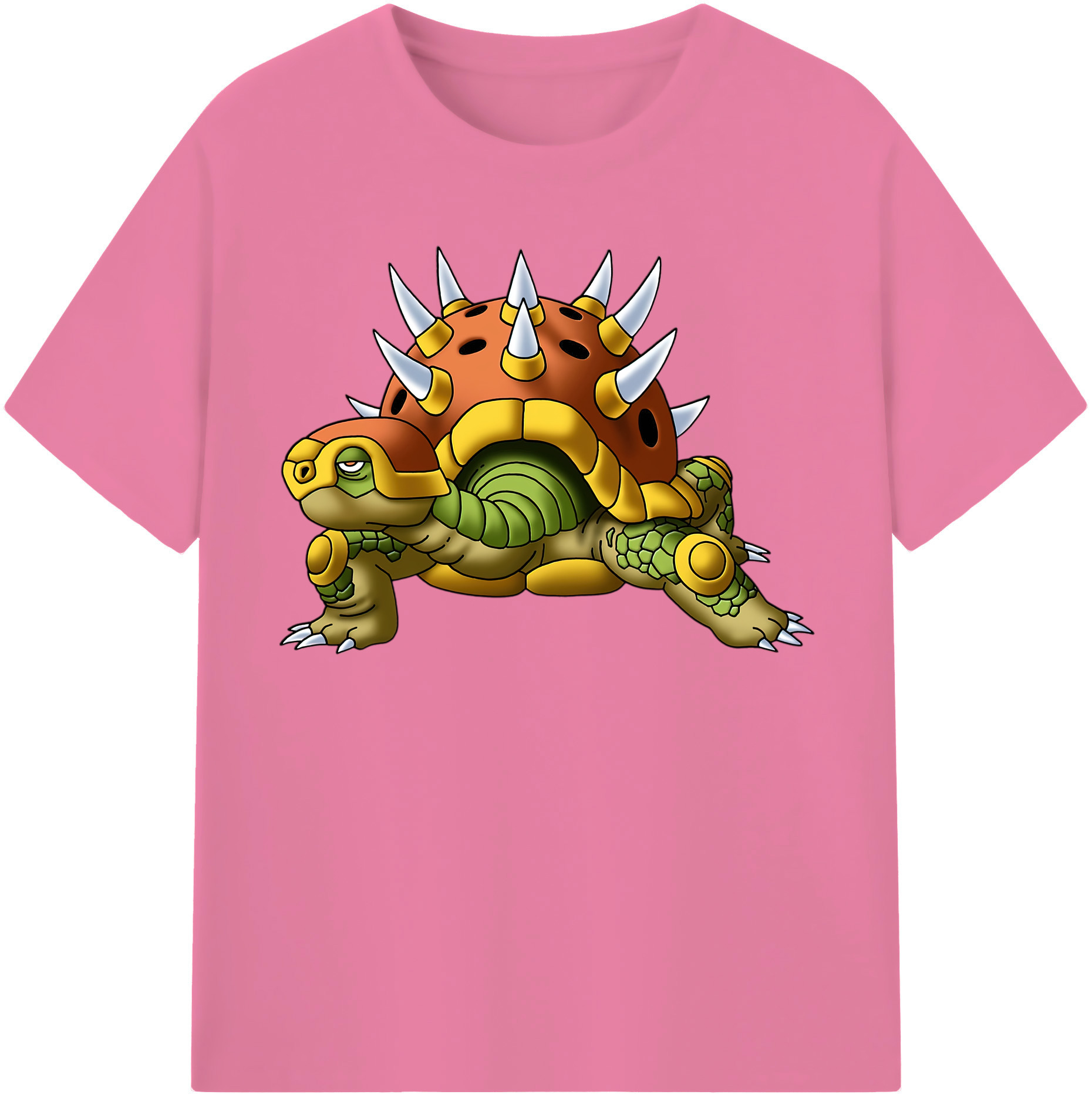（画像用） ドラゴンクエスト Doragon Kuesuto Dragon Quest 綿100％半袖Tシャツ（フロントプリント）